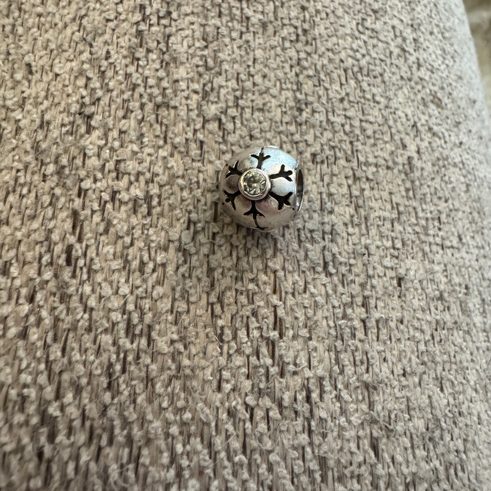 Pandora Silver Snowflake Bracelet Charm